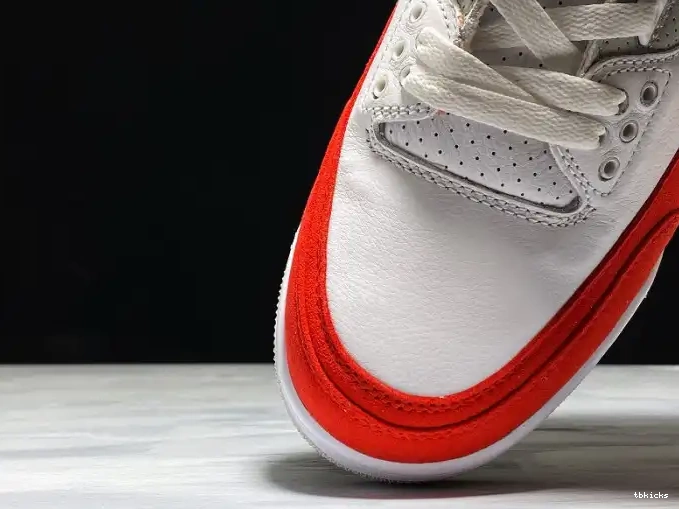 Reps TB University Tinker Air White 3 Red Jordan Retro CJ0939-100 0508